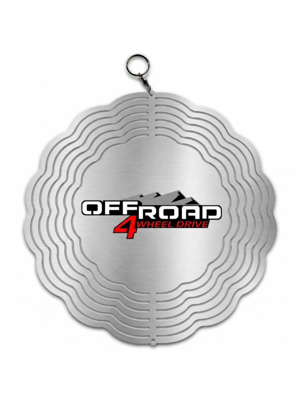 10" GMC Sierra Off Road 4 Wheel Drive Kinetic Wind Spinner - Metal Yard Decor